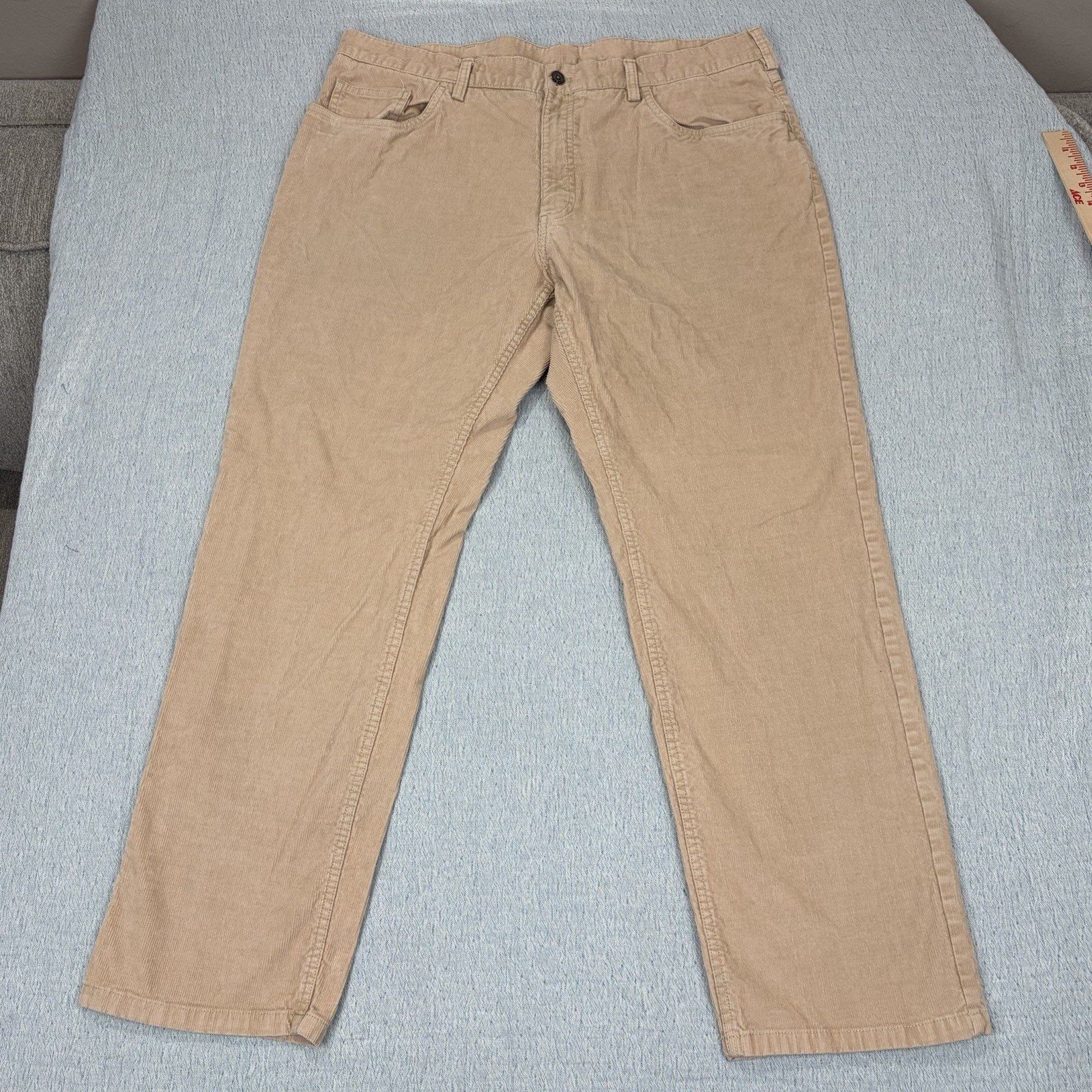 Brooks Brothers Corduroy Jeans 5 Pocket Pants Mens Size 40x30 Beige Tan Khaki